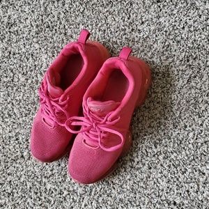 Pink sneakers